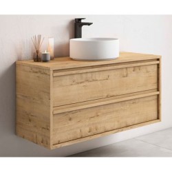 Mueble aries 100 2 cajones susp roble hasta fin de stock -