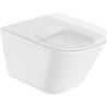 Compra Taza roca the gap square rimless suspendido blanco stock