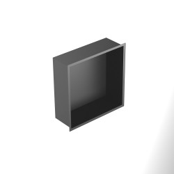 Hornacina 30 x 30 - negro mate