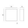 Hornacina 30 x 30 - negro mate - Saneamientos Pereda