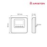 Termostato ariston cube blanco modulante 3319477 - Saneamientos