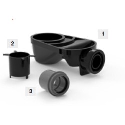 Compra Canal inox guru evolux lisa 70 negra en Saneamientos