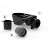 Compra Canal inox guru evolux lisa 70 negra en Saneamientos