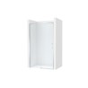 Compra Mampara roca ura l2-e 1200x2000 (112.1-122) plata brillo
