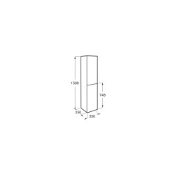 Compra Columna extra 35x150hx25f blanco mate en Saneamientos