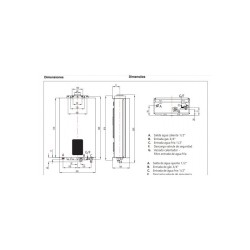 Compra Calentador ariston bajo nox 11l natural 3632435 en
