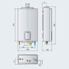 Compra Calentador ariston bajo nox 11l butano 3632436 en