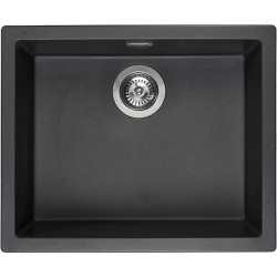 Compra Fregadero amsterdam 50 x 40 negro plateado en