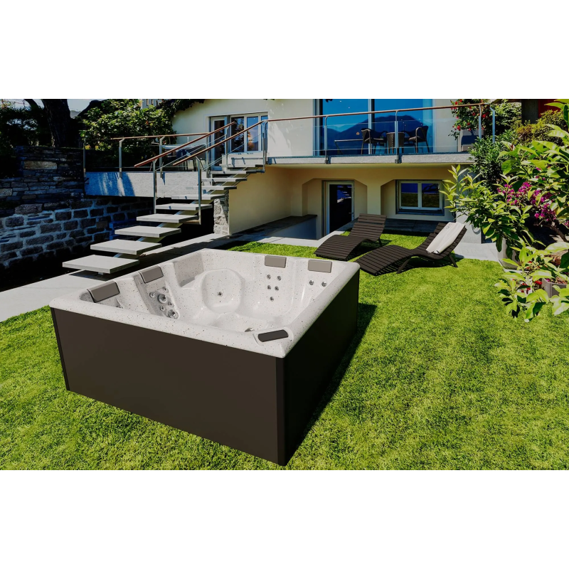 Spa minipiscina para 4+1 personas kinedo ladoga exclusive