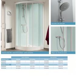Compra Cabina de ducha kinedo kineprime glass 90x90 1/4