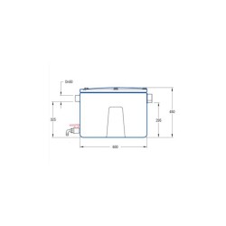 Compra Separador de grasas bajo fregadero rikutec 55 lt en