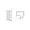 Compra Mampara roca ura l2-e 1500x2000 (142.1-152) plata brillo