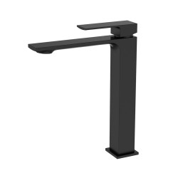 Bold lavabo alto negro stock