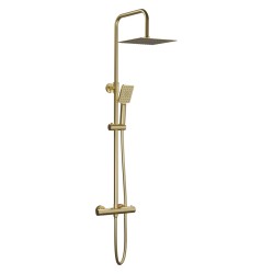 Nite columna termostatica ducha oro cepillado stock
