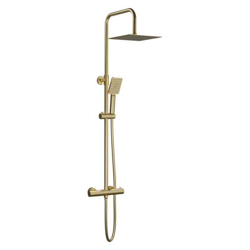Nite columna termostatica ducha oro cepillado stock