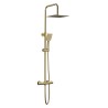 Nite columna termostatica ducha oro cepillado stock