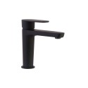 Grifo de lavabo alexia negro apertura frio