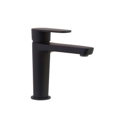 Grifo de lavabo alexia negro apertura frio