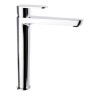 Grifo de lavabo alexia alto cromo apertura frio