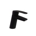 Grifo de lavabo new fly inclinado negro