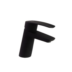 Grifo de lavabo new fly inclinado negro