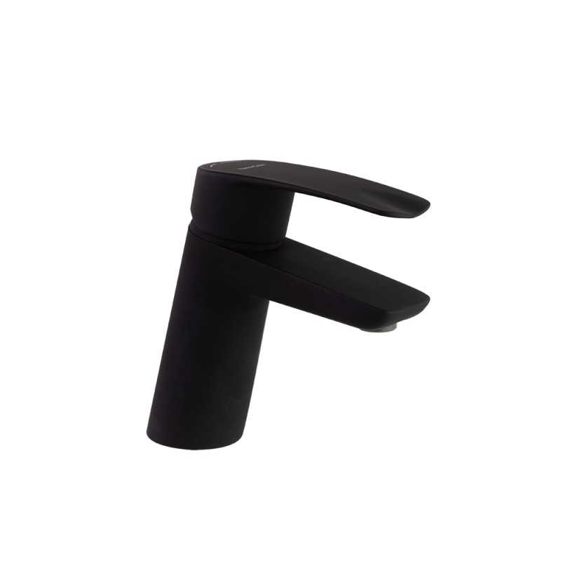 Grifo de lavabo new fly inclinado negro