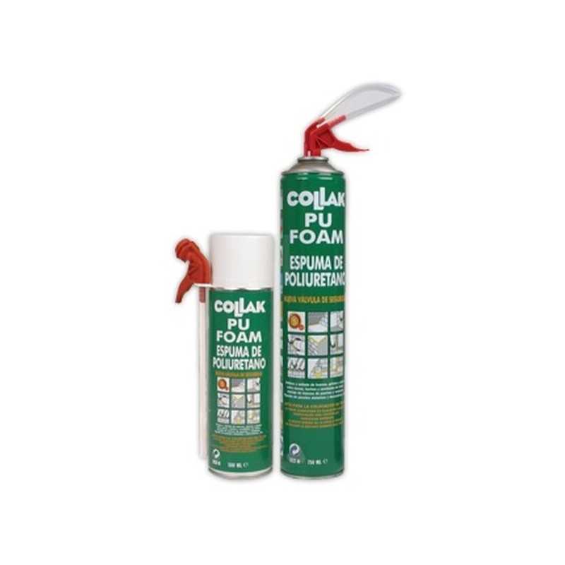 Bote poliuretano 750ml canula collak