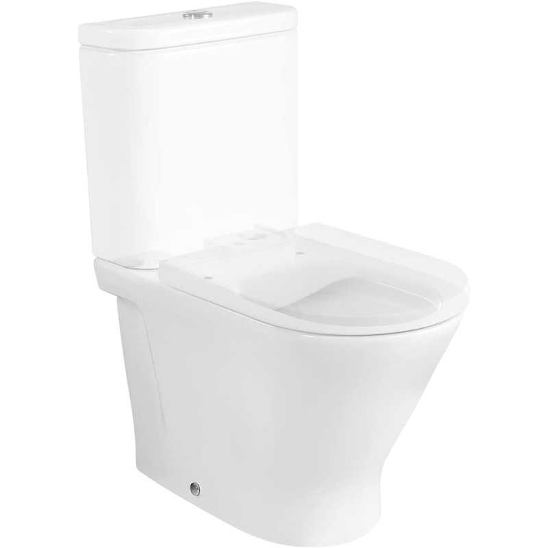 Compra Taza roca the gap round compacto rimless blanco stock en