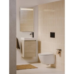 Compra Taza roca compacta suspendida rimless ona blanco stock