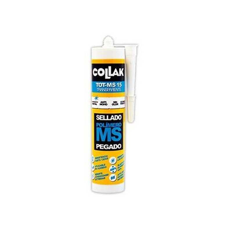 Tot-ms 15 transparente 280 ml polimero collak