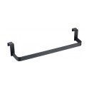 Toallero a mueble lance 36 cms negro stock