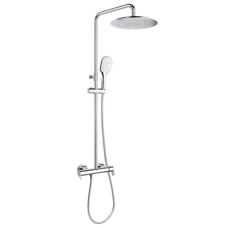 Columna ducha monomando blautherm cromo stock
