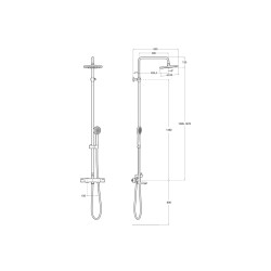 Compra Victoria-t plus roca columna baño termostatica regulable