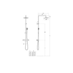 Compra Victoria-t plus columna roca ducha termostatica cromo