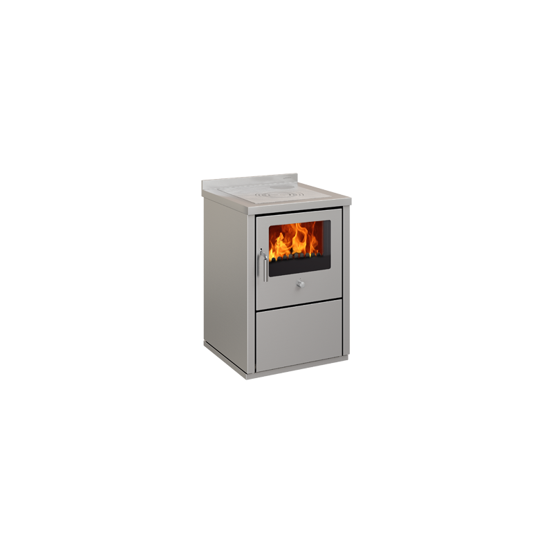 Compra Cocina de leña sin horno inox serie eco modelo e60 de 5