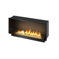 Estufa bioetanol inside black 1200 serie slim negro