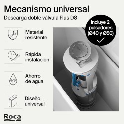 Compra Descargador roca doble descarga plus en Saneamientos