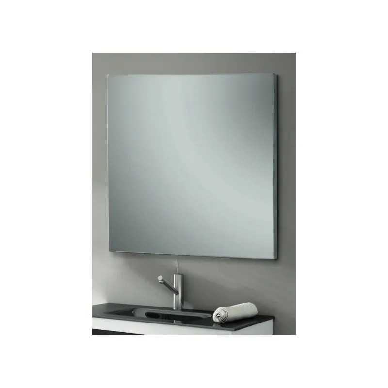 Compra Espejo agneta marco acero 100x80 stock en Saneamientos