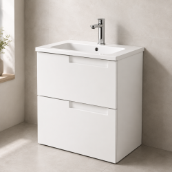Compra Unik aleyda 2c 80x38f blanco mate:mueble+lavabo stock en