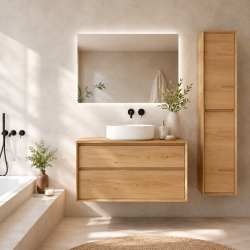 Compra Mueble suiza 70 2c susp roble stock en Saneamientos