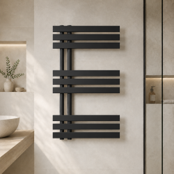 Compra Radiador toallero cicsa verona 80x50 negro en