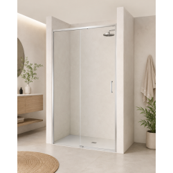 Compra Mampara roca ura l2-e 140x2000 (132.1-142) plata brillo