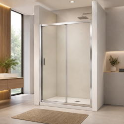 Compra Mampara roca ura l2-e 1500x2000 (142.1-152) plata brillo