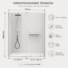 Compra Mampara bañera verona 1f+1hoja 120 stock (118) (f64-a54)