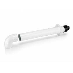 Compra Tubo coaxial ø80/125 c/ terminal de descarga horizontal