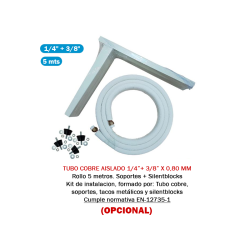 Aire acondicionado split 1x1 vaillant climavair pro vaib1-050 wn