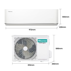 Compra Aire acondicionado split 1x1 hisense max comfort
