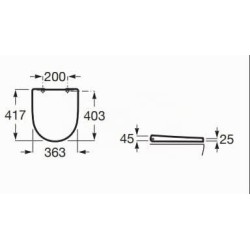 Compra Asiento roca supralit amortiguado ona compacto blanco