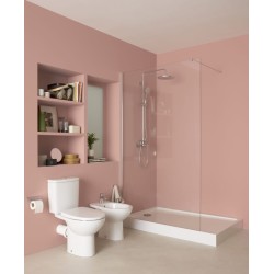 Compra Plato ducha acrílico granada st 900x900x135 blanco en
