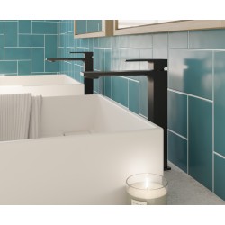 Compra Bold lavabo alto negro stock en Saneamientos Pereda.